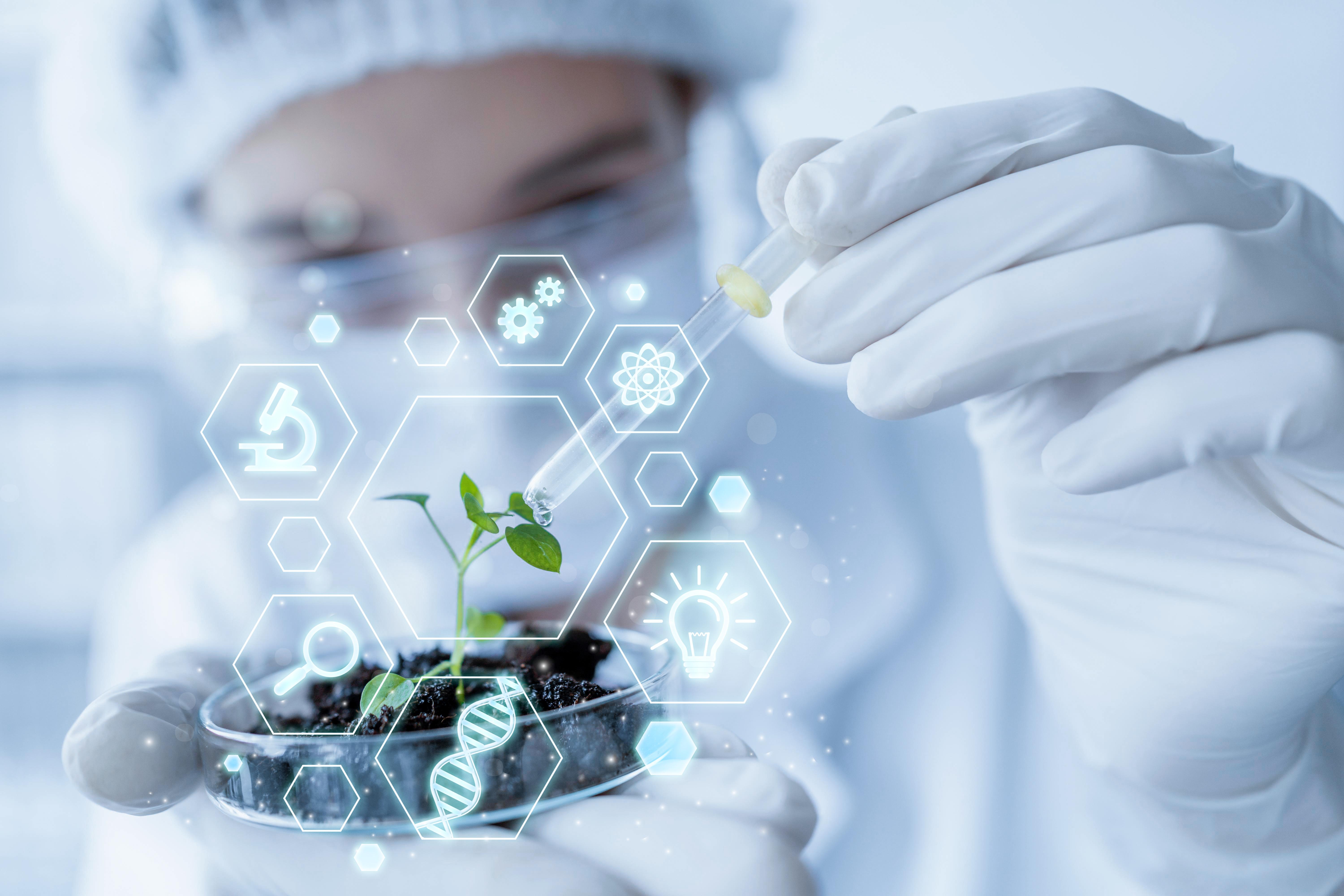 High-tech innovation background